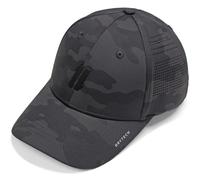 Gym Baseball Hats for Men by King & Fifth | Baseball Hat with Low Profile & Stylish Fabric + Workout Hat + Baseball Caps, Grey Camo, L-XL