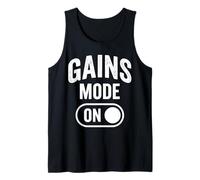 Gym Bro Gains Mode On Funny Workout Tank Top