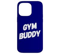 Gym Buddy Fitness Workout Friend Weightlifter Bodybuilding Case for iPhone 14 Pro Max