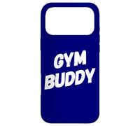 Gym Buddy Fitness Workout Friend Weightlifter Bodybuilding Case for iPhone 17 Pro Max