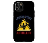 Gym Caution Heavy Artillery Bodybuilding Funny WeightLifting Case for iPhone 11 Pro