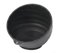 Gym Chalk Bowl Suction Storage Holder Plastic Large Opening For Gym Stadiums Repair Studios(black)