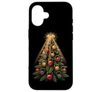 Gym Christmas Liftmas Workout Kettlebell Christmas Tree Case for iPhone 16