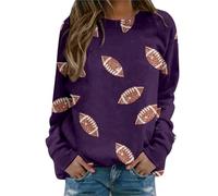 gym clothes for woman For Tarot And Brews Classic Sweatshirt fall sweatshirts for women (Purple, XXL)