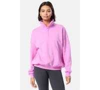 Gym + Coffee Women's Snap Collar Sierra Sweatshirt Nitro Pink | Size: Medium Gym + Coffee Pink M