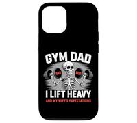 Gym Dad I Lift Heavy And My Wife's Expectations Funny Case for iPhone 12/12 Pro