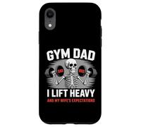 Gym Dad I Lift Heavy And My Wife's Expectations Funny Case for iPhone XR
