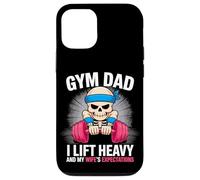 Gym Dad Lift Heavy And Wife's Expectations Skeleton Case for iPhone 12/12 Pro