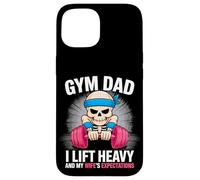 Gym Dad Lift Heavy And Wife's Expectations Skeleton Case for iPhone 15