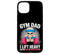 Gym Dad Lift Heavy And Wife's Expectations Skeleton Case for iPhone 15 Plus