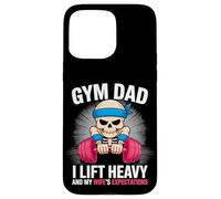 Gym Dad Lift Heavy And Wife's Expectations Skeleton Case for iPhone 15 Pro Max