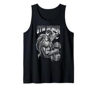 Gym Demon Funny Satanic Gothic Devil Muscle Workout Tank Top