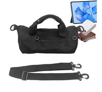 Gym Duffel Bag - Fitness Shoulder Bag Shape | Sports Canvas Messenger Bag | Adjustable Strap Attached Organizer Race for Overnight Workout Swimming Dance YOG, Black, Consulte la descripción, See