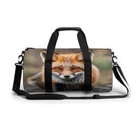 Gym Duffel Bag for Women and Men Eros Bridal Fox Print Carryon Gymbag Workout Lightweight Duffel Bags for Travel Sports