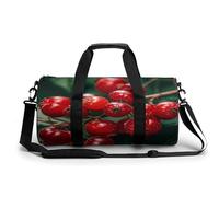 Gym Duffel Bag for Women and Men Original Berry Print Carryon Gymbag Workout Lightweight Duffel Bags for Travel Sports