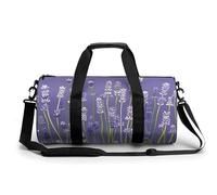 Gym Duffel Bag for Women and Men Peppermint Print Carryon Gymbag Workout Lightweight Duffel Bags for Travel Sports