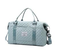Gym Duffel Bag - Portable Gym Storage Bag, Workout Duffle Bag | Dry Wet Sports Gym Bag with Separate Wet Bag and Toiletry Bag, Cyan blue, 18,5x7,09x11,42 pulgadas, See description