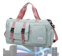 Gym Duffel with Wet Dry Separation, Oxford Cloth Gym Bag, Weekender Carry, Spacious Fitness Travel Bag, Yoga Bag for Men, Large Fitness Duffel Bag for Fitness, Yoga, and Travel Use