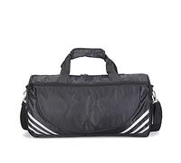 Gym Duffle Sports Bag Backpack Function, Shoe Compartment, Toiletry Pocket Travel Fitness Holdall Men/Women Shoulder Strap Swimming Football Basketball Tennis, Luggage Weekender Rucksack (White)
