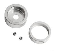 Gym Equipment Handle End Cap Plate for Plate Loaded Machines Suitable for Handles 25mm 27mm 30mm Diameter Aluminum Alloy Material (33x25mm)