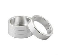 Gym Equipment Handle End Cap Plate for Plate Loaded Machines Suitable for Handles 25mm 27mm 30mm Diameter Aluminum Alloy Material (37x30mm)