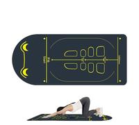 Gym Equipment Mat, Exercise Equipment Mat | Exercise Equipment Mat for Floor AB Roller,Non Slip Knee Pad,Sound Insulation Long Thick Cushion for Home