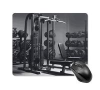 Gym Equipment Square Mouse Pad Portable Computer Mousepad with Non-Slip Rubber Base 18 * 22cm Ultra-Thin Gaming Mouse Mat for Computer Laptop Office Desk Accessories