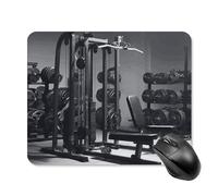 Gym Equipment Square Mouse Pad Portable Computer Mousepad with Non-Slip Rubber Base 20 * 25cm Ultra-Thin Gaming Mouse Mat for Computer Laptop Office Desk Accessories