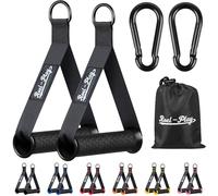 Gym Exercise Handles, Replacement Fitness Equipment for Strength Trainer, Cable Machine and Resistance Band Handles, Home Gym Add On Equipment