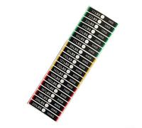 Gym Fitness Equipment Stickers Reliable Weight Labels for Quick Reference (E)