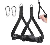 Gym Fitness Handle - Non-slip D Grip, Strength Training Accessory, Resistance Band Handles | Pilates Exercise Equipment Grip, Durable D-Shaped Drawstring Handle for Public Gym Training at Home