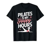 Gym Fitness Lover, Pilates is My Happy Hours T-Shirt