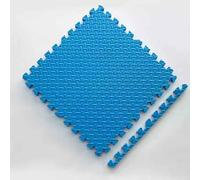 Gym Foam Floor Mats Interlocking Multipurpose EVA Foam Floor Tiles - Floor Pad for Indoor Gym/Playroom/Home Use, 1cm Thick Play Pet Pads(Blue)