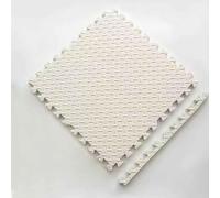Gym Foam Floor Mats Interlocking Multipurpose EVA Foam Floor Tiles - Floor Pad for Indoor Gym/Playroom/Home Use, 1cm Thick Play Pet Pads(White)