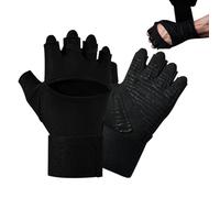 Gym Gloves for Men,Wrist Wraps Support Anti-Slip Weightlifting Equipment | Weightlifting Gloves,for Gym Training Fitness Exercise Bodybuilding Cycling Work