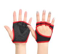 Gym Gloves for Women - Breathable Weight Lifting Half Finger Mittens | Non Slip Yoga Equipment Wrist Wrap Support Full Palm Protection for ENT