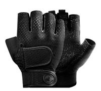 Gym Gloves Men Women Gel Pad Weight Lifting Training Workout Gloves-Black-S