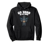 Gym Go Hard Or Home Workout Motivation Fitness Men Women Pullover Hoodie