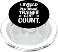 Gym Goer I Swear My Personal Trainer Cant Count Fitness Life PopSockets PopGrip for MagSafe