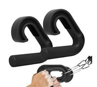 Gym Grips - Neutral Ergonomic Pull Up Handles | Non-Slip Accessory for Pull Up Bars, Resistance Bands, Barbells, Rowing, Raised Off the ground, Fitness, Gym, Training