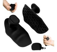 Gym Grips, Weight Lifting Grips for Men Women Deadlifts, Rows, Ergonomics Workout Rubber Gym Hand Grips for Training and Exercise, Dumbbell, Deadlift, Bar Pad Pull Up Grippers
