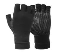Gym Hand Gloves - Fingerless Nylon Sports Wrap, Strong Ergonomic Joint Support, Reliable Reinforced Padding High Elasticity Performance Fit Anti Odour | Technology for CrossFiit Cycling Pull Ups
