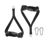 Gym Handles for Cable Pull - Non-Slip Pilates Handle - Triceps Training D-Grip | For Rowing Lat Pull Back Shoulder Arm Training Pilates Equipment Home Gym