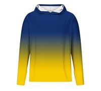 Gym Hoodie Men UK UV Protection Sun Hoodies Long Sleeve UPF 50+ Tshirts Solid Colour Basic Tees with Thumb Holes Watersport Rash Guard T-Shirts Men's Summer Swimming Running Tops