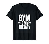 Gym is My Therapy Fitness Workout Motivation T-Shirt