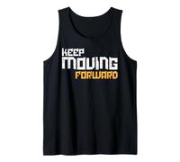 Gym Keep Moving Forward Workout Fitness Motivation Men Women Tank Top