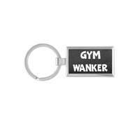 Gym Keyring Gift - Gym Wanker - Nice Fun Cute Cheeky Metal Key Chain Novelty Present