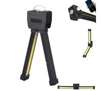 Gym Lamp for Posing,Magnetic Work Light with 180 Degree Folding,180° Portable Gym Lamp for Posing with 7th Gear Dimming and 4 Light Modes,Handheld USB Rechargeable Worklight,Power Bank Camping Light