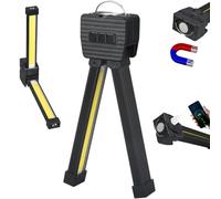 Gym Lamp for Posing,Portable Magnet LED Flashlight with Hanging Hook, Magnetic Posing Lamps Gym with 180 Degree Folding,7th Gear Dimming,USB Rechargeable,Power Bank Camping Light (1Pcs)
