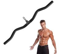 Gym Lat Pull down Bar, Triceps Pushdown Bar 80cm, Lat Pulldown Handle Black for Fitness, Crossfit, Bodybuilding, Strength Muscle Training, Sport, Home, Gym